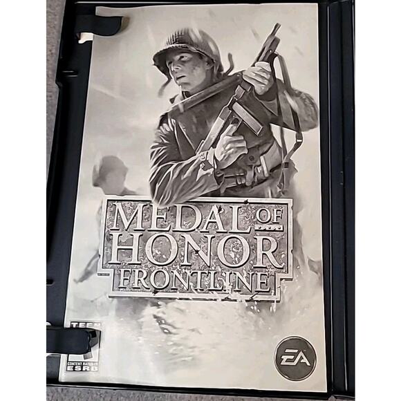 Medal of Honor: Frontline PS2 Sony PlayStation 2 CIB Tested Working - Picture 4 of 5